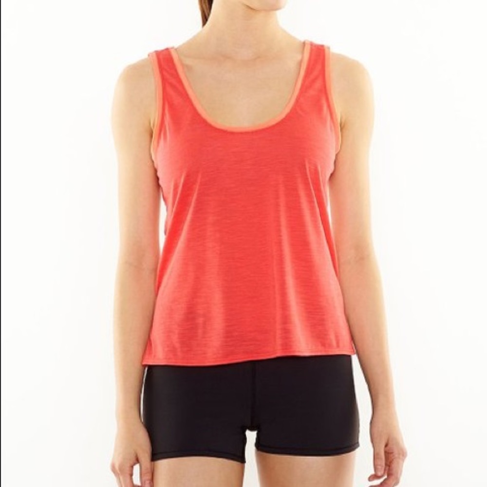 Lucy Coral Athletic Daily Practice Tank